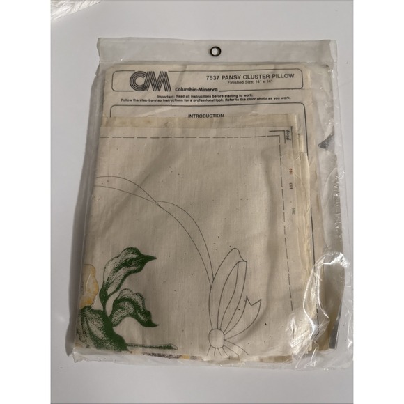 Destash Needle Craft Cross Stitch Lot Opened Packages Hoop Floss Patterns Box B - Picture 7 of 9